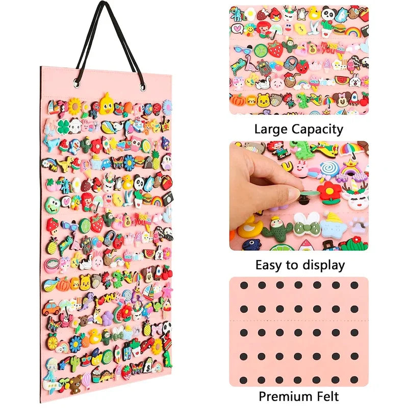 Hole Shoe Decoration Storage Container - Hanging Holiday Display Organizer