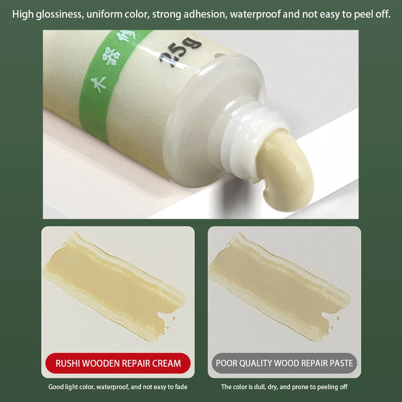 Wood Furniture Repair Paste - Multi-Color Scratch & Chip Filler for DIY Refinishing