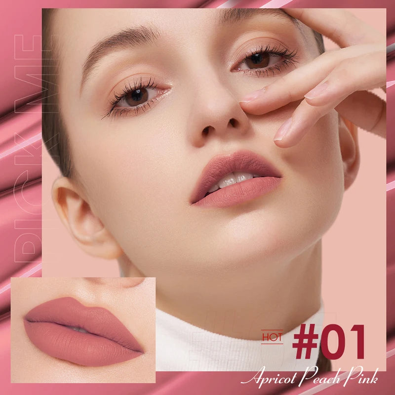 Waterproof Matte Liquid Lipstick Set - Long-Lasting Lip Gloss & Tint