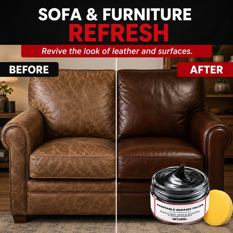 Car Interior Gloss Restoration Wax for Plastic and Black Surfaces - Removes Scratches