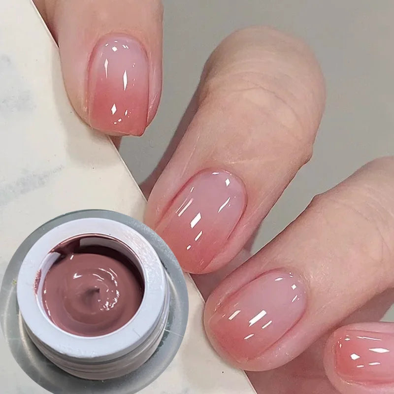 Matte Nail Gel Kit with Air Cushion Remover for Long-Lasting Manicure - Multiple Colors