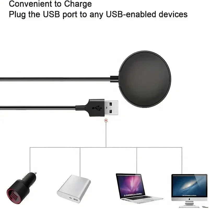 Wireless Magnetic Watch Charger Dock for Samsung Galaxy Watch 8/7/6/5 Pro & Active