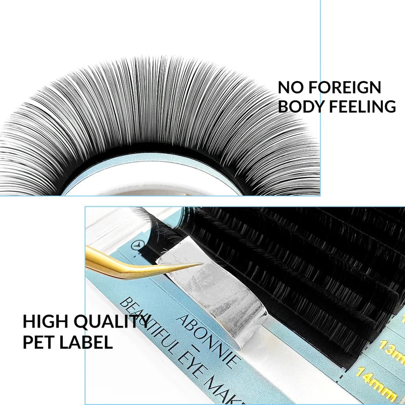 Premium Lash Extensions Silk Trays - Eyelash Curl & Thickness Options Wholesale