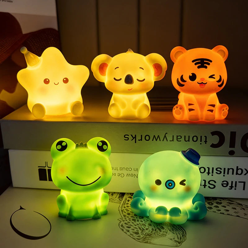 Cute Animal LED Desk Lamp - Mini Reading Light for Room Decor