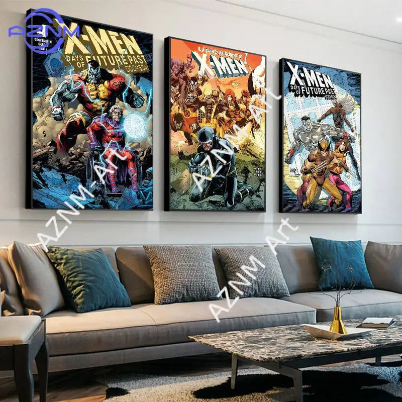 Anime Movie X-Men Vintage Posters Wall Art Deco Prints for Living Room or Bedroom