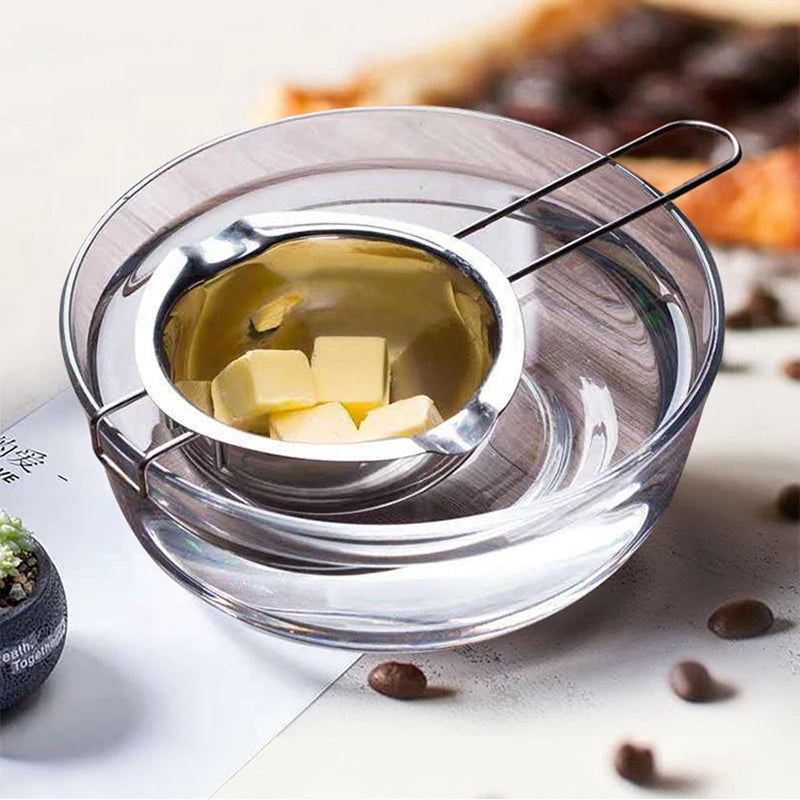 Stainless Steel Candle & Soap Melting Pot with Long Handle - Handmade Craft Supplies
