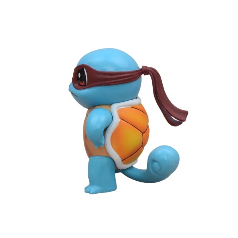 Pokemon Squirtle Action Figure PVC Model with Sun Glasses Collectible Toy for Kids and Gift
