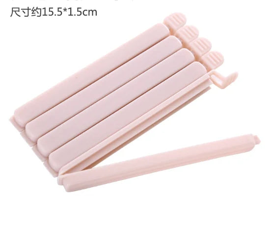 10PCS Food Bag Sealing Clips - Portable Kitchen Snack & Food Storage Buckles