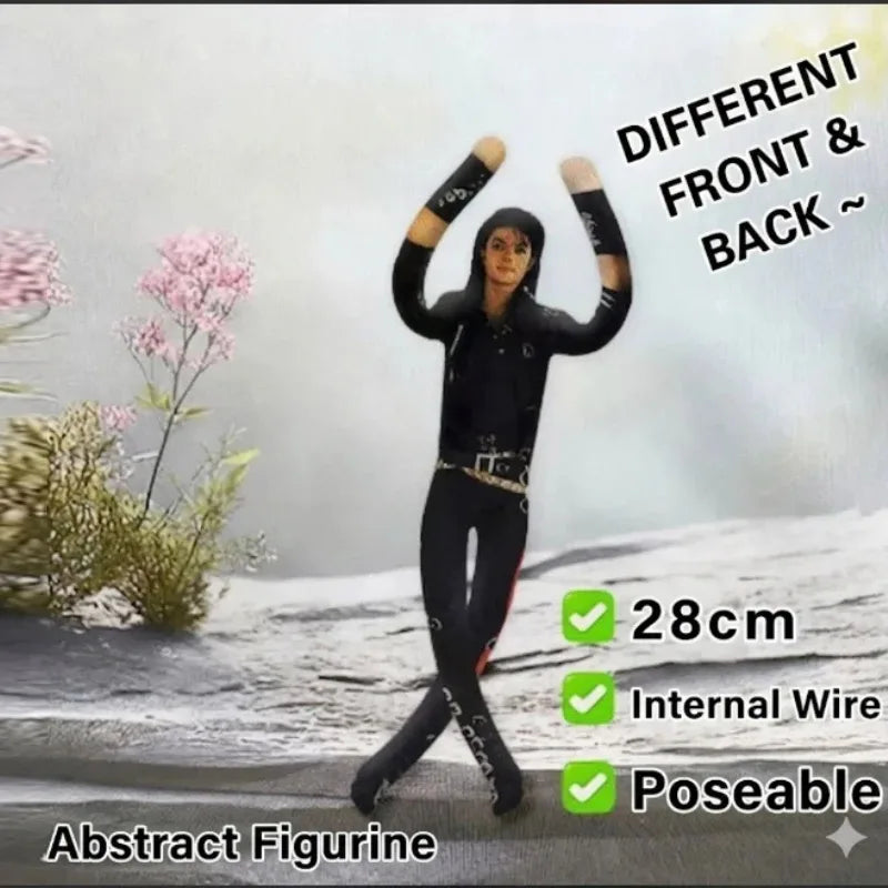 Flexible Wire Frame Poseable Doll - Michael Jackson Collectible Fan Gift