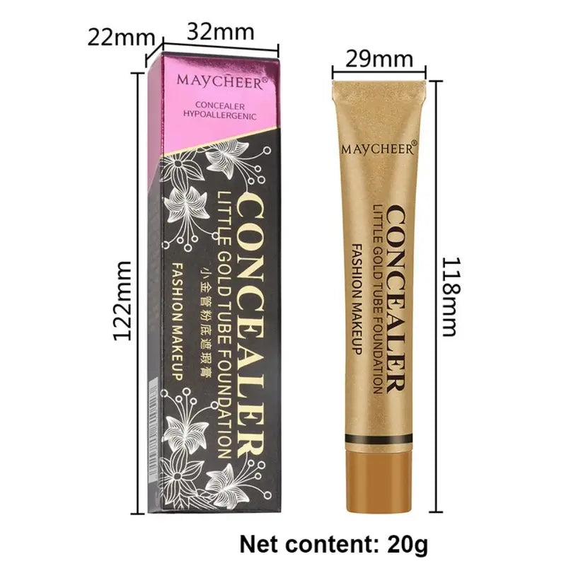 Waterproof Hypoallergenic Face Concealer & Foundation Set - Long Lasting Makeup