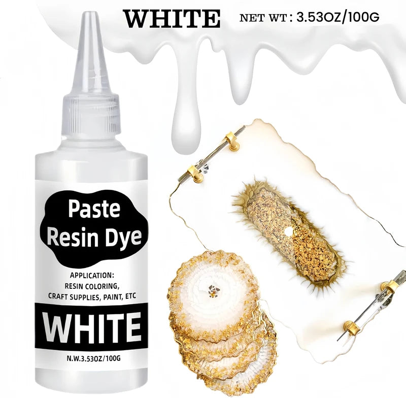 Concentrated Epoxy Pigment Paste Set for Resin Art - Multiple Colors, Easy Mix, Opaque & Translucent Liquid Dyes