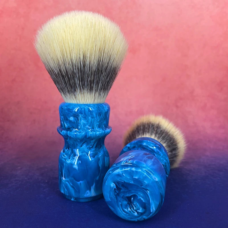Premium 2026 Chick Down Fiber Shaving Brush with Ergonomic Handle - Soft Knot Wet Shaving Accessory