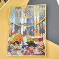12PCS Gel Pen Set - Dragon Ball Z Anime Cartoon Stationery Kids School Office Supplies