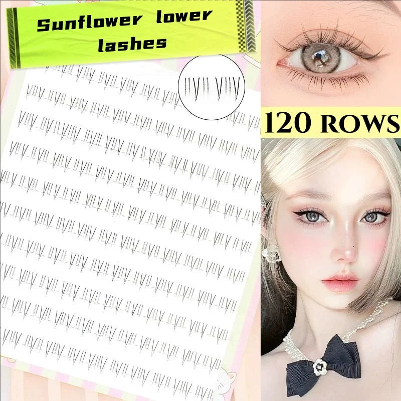 False Eyelash Clusters with Personal Application Kit - Multiple Colors