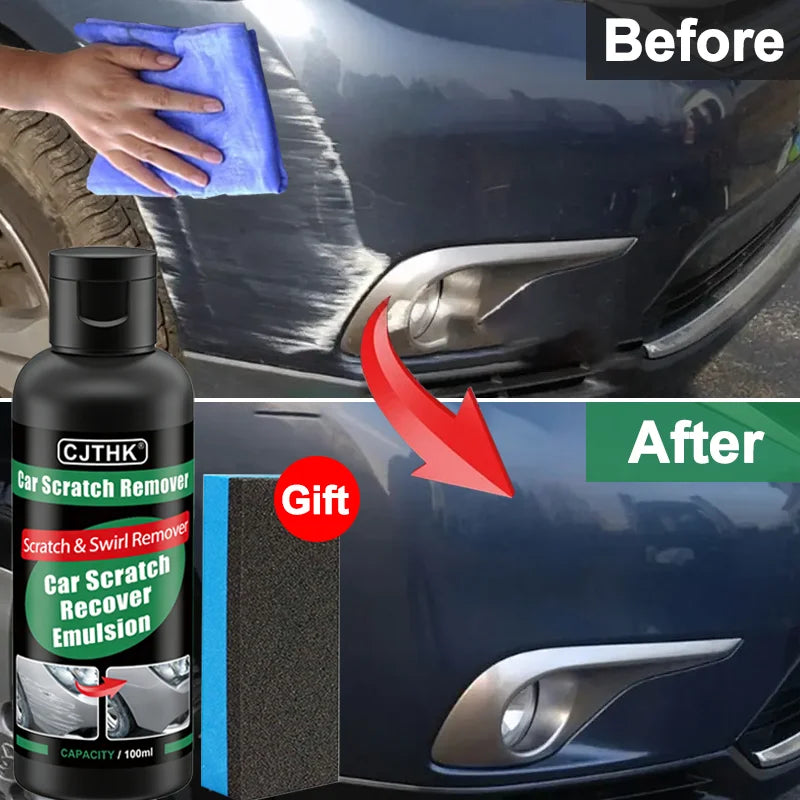 Car Scratch Remover Polish Kit for Auto Body Repair and Paint Care