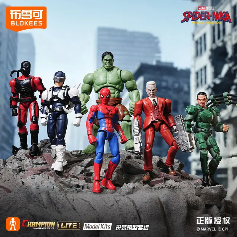 Action Figure Model Kit - Spider-Man Hidden Battle Edition, Multiple Colors