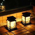 3-Pack Outdoor Solar Hanging Lanterns Waterproof LED String Lights for Garden Patio Party