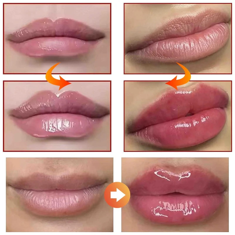 Moisturizing Lip Plumper Gloss Oil - Non-Sticky Daily Lip Care Balm