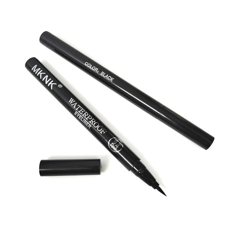Waterproof Liquid Eyeliner Pen - Ultra-Fine Tip, Quick Dry