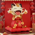 Miniature Rocket Team Meowth Figurine PVC Toy - Anime Lucky Cat Model