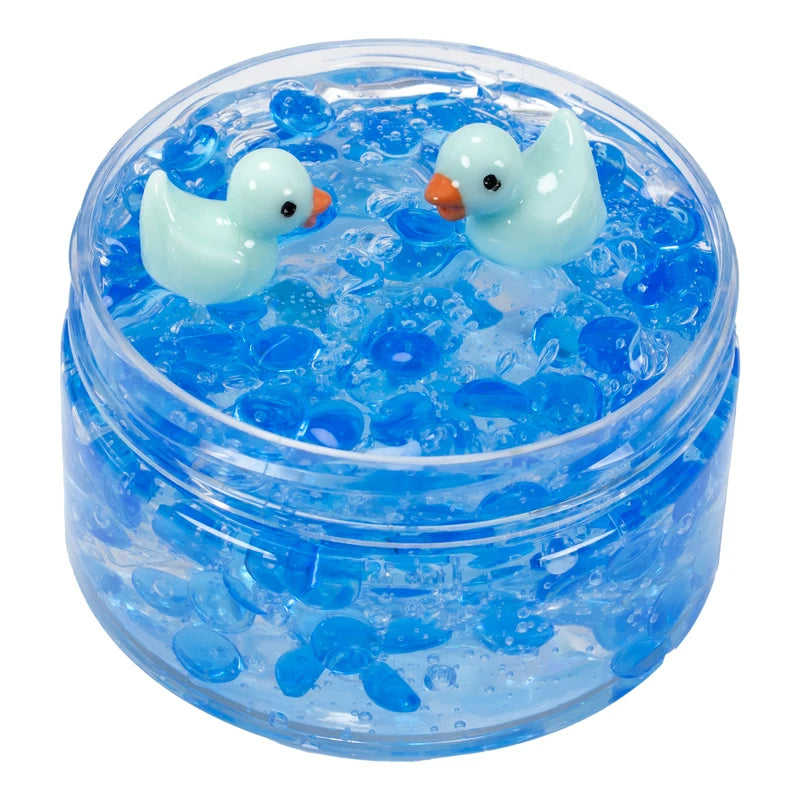 120ml Clear Beads Crunchy Slime Kit - Soft, Stretchy, Non-Sticky Crystal Sludge for Party Favors