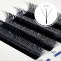 3D W Shape False Eyelashes Premade Volume Fans with Variety of Curl and Length Options