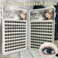 Large Capacity Self-Adhesive False Eyelashes Fluffy Natural Volume Reusable Easy Removal