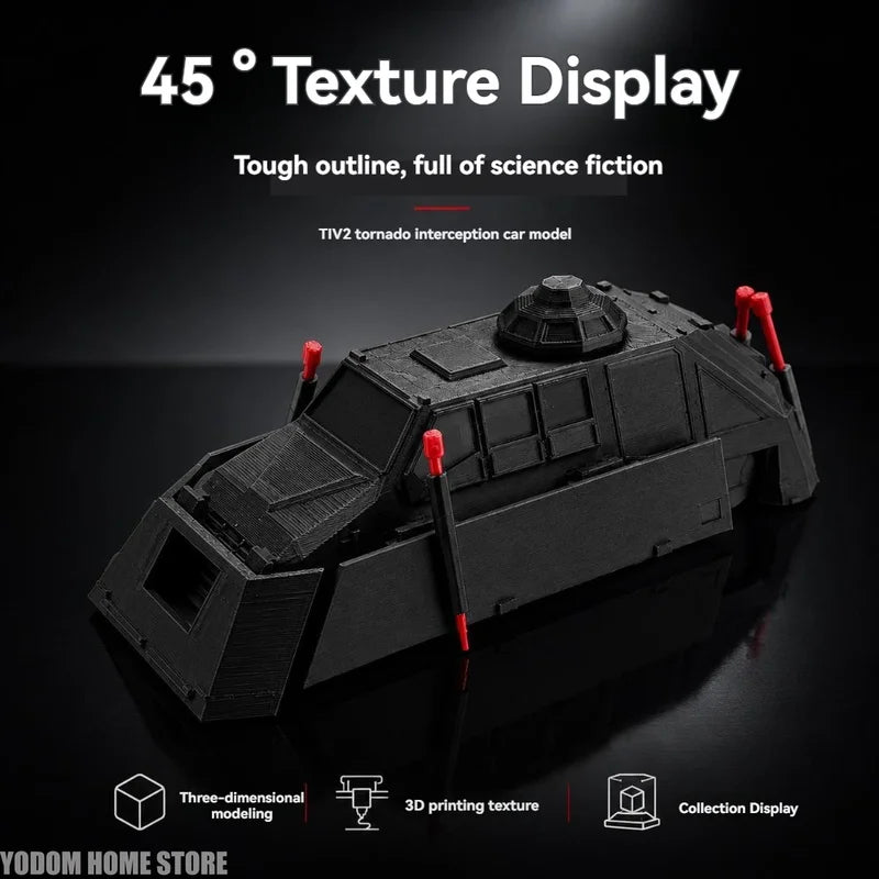 3D Printed Tornado Intercept Vehicle Model - Scientific Desktop Decor for Weather Enthusiasts