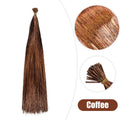 Synthetic Tinsel Hair Extensions Glitter Fairy Hairpieces for Women & Girls - 50pcs