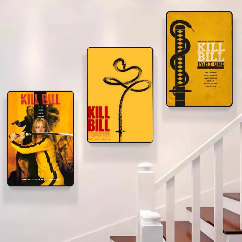 Movie Kill Bill Wall Art Poster for Home Office Bedroom Living Room Decor