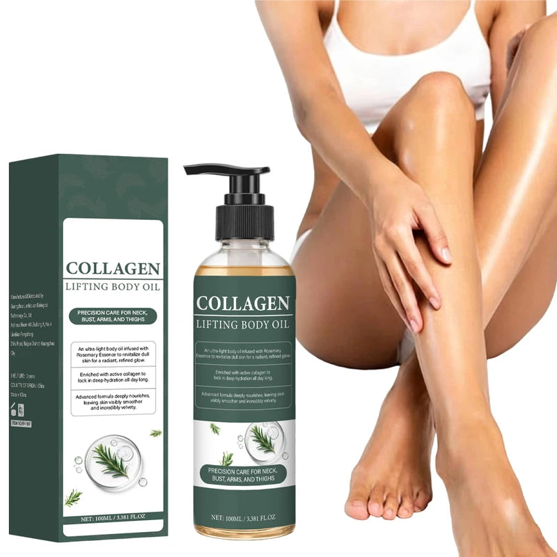Hydrating Collagen Body Oil with Vitamin C & E - Firming Skin Nourishment