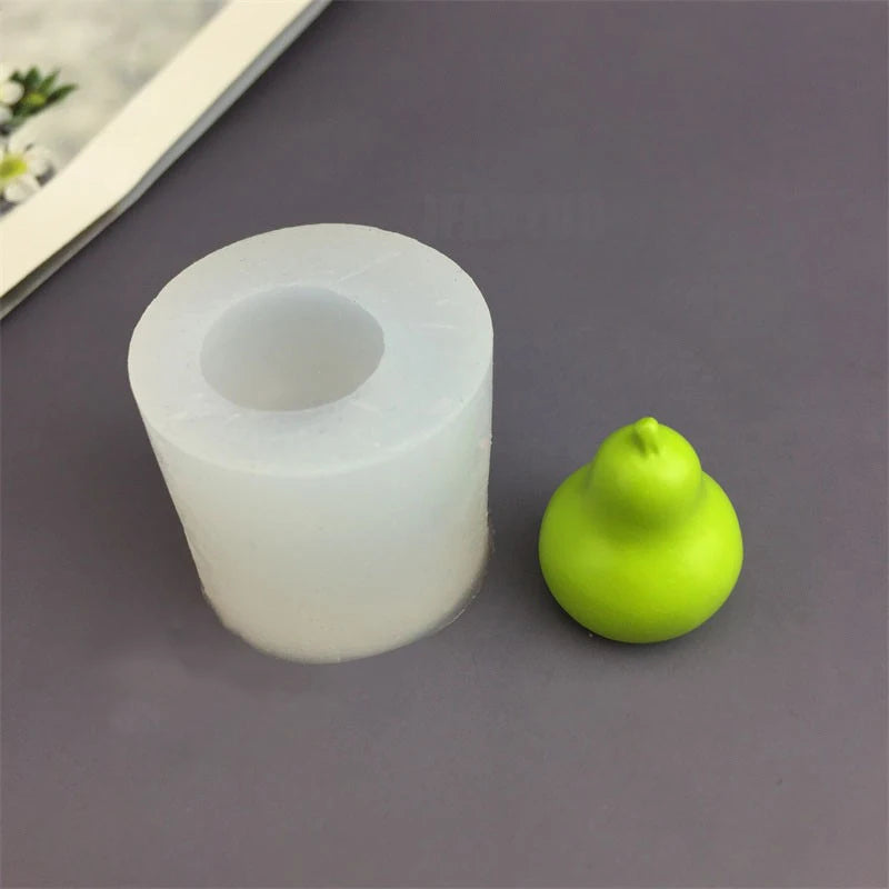 Pumpkin Shape Silicone Mold for Halloween Crafts, Baking, Resin & Plaster