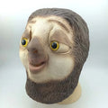 Funny Latex Sloth Mask for Halloween Party Dress Up Animal Headset Costume