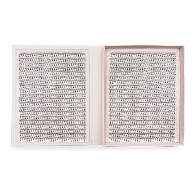 Premade Narrow Volume Eyelash Fans - Ultra Dark, Pointed Base, Long Retention