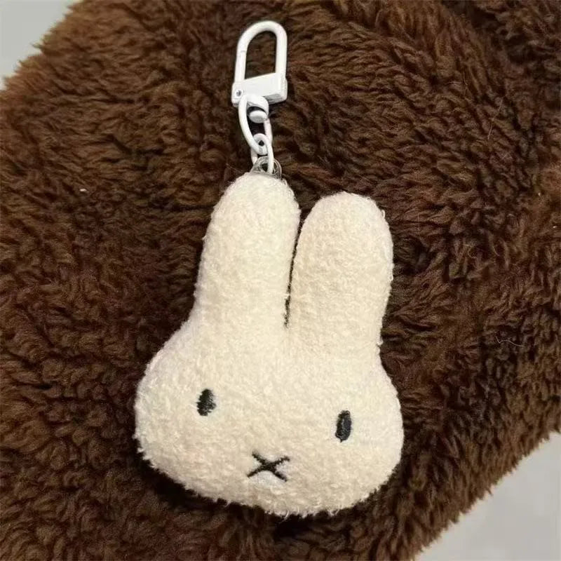 Cute Miffy Keychain Cartoon Rabbit Doll Car & Bag Pendant - Multiple Colors