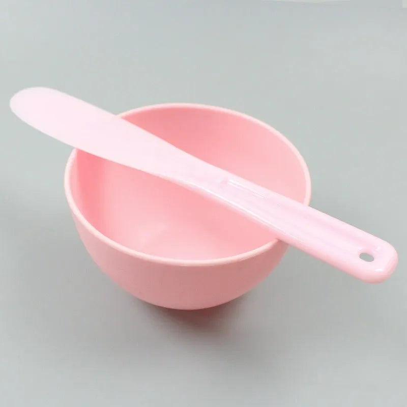 Silicone Face Mask Bowl Set with Spatula and Brush for DIY Skin Care
