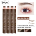 Waterproof Eyebrow Pencil Set - Long Lasting Makeup for Women - 5/10 Pcs