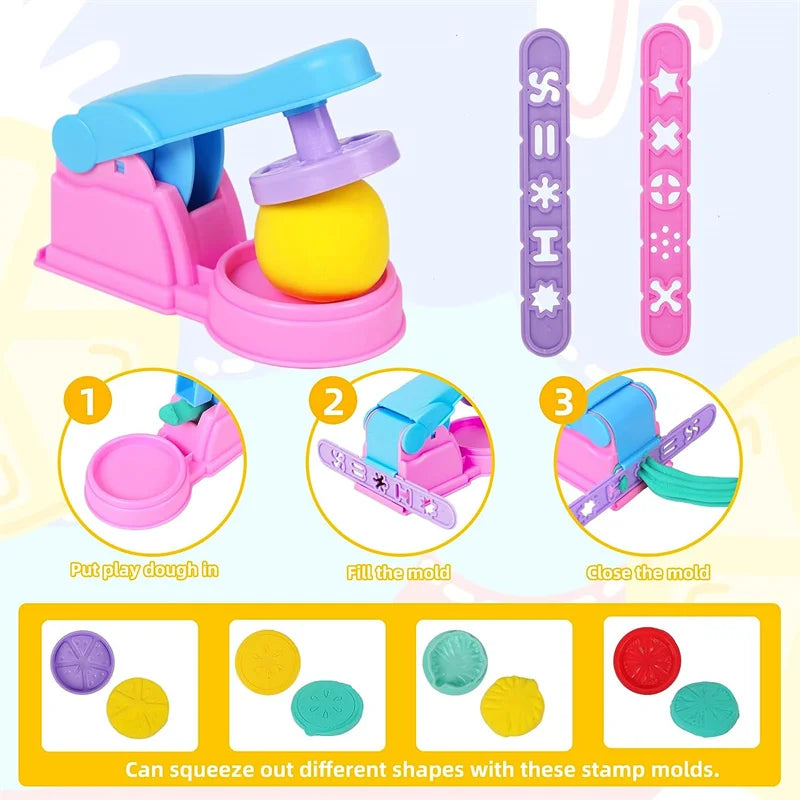 Playdough Tool Set for Kids with Animal Cutters and Mold Accessories