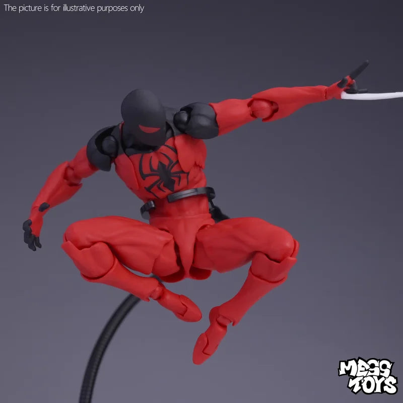 Joint Movable Action Figure Model - Scarlet Spider Battle Suit PVC Toy Gift