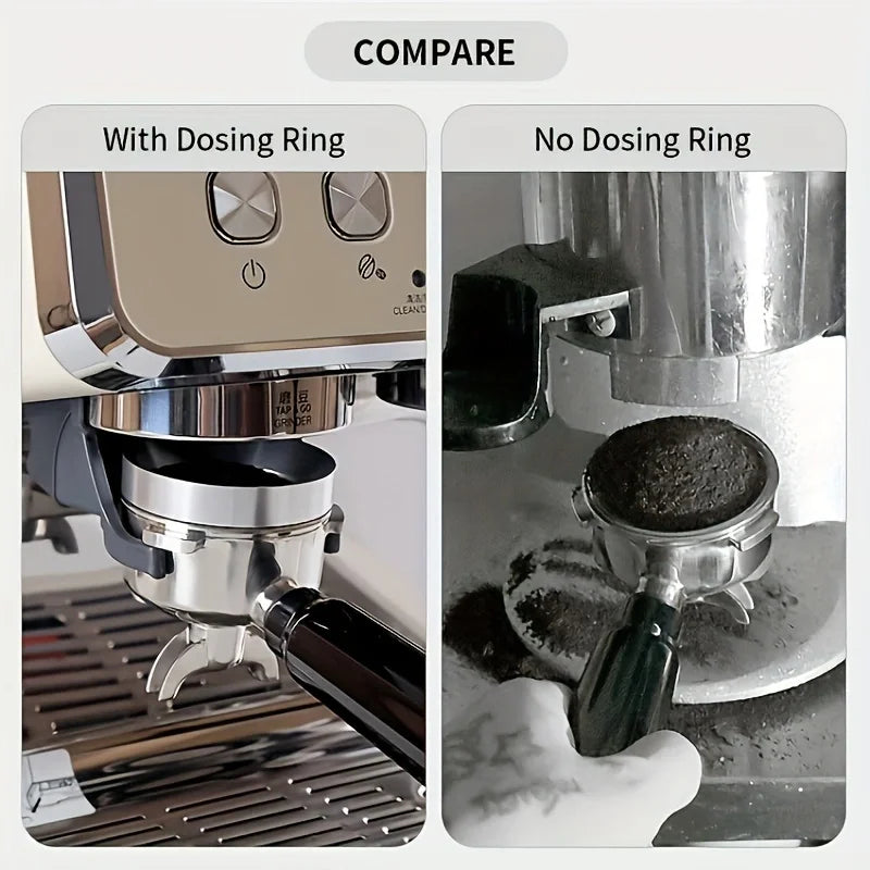 Coffee Dosing Ring Magnetic Funnel for 51mm 54mm 58mm Portafilter Espresso Machines