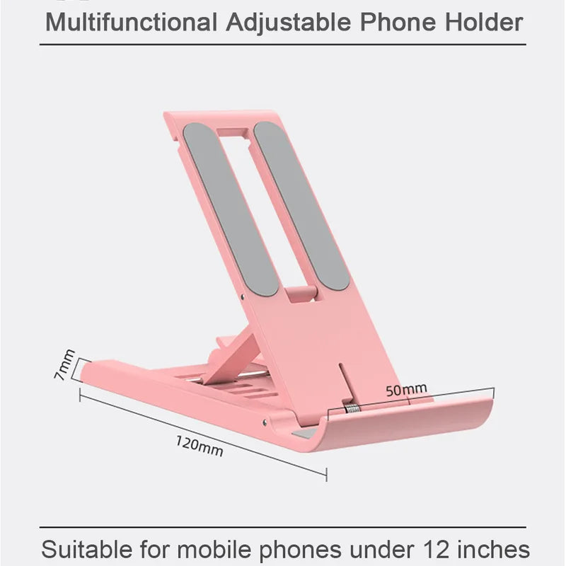 Foldable Mobile Phone Stand for iPad & Smartphone - Portable Desktop Holder