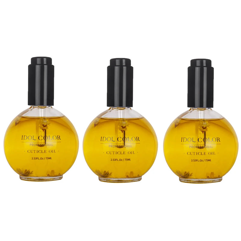 Organic Cuticle Oil 2.53oz with Brownie Flavor for Nail Repair & Health