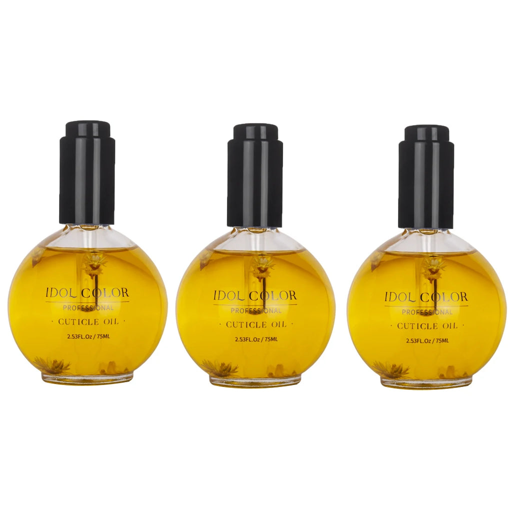 Organic Cuticle Oil 2.53oz with Brownie Flavor for Nail Repair & Health