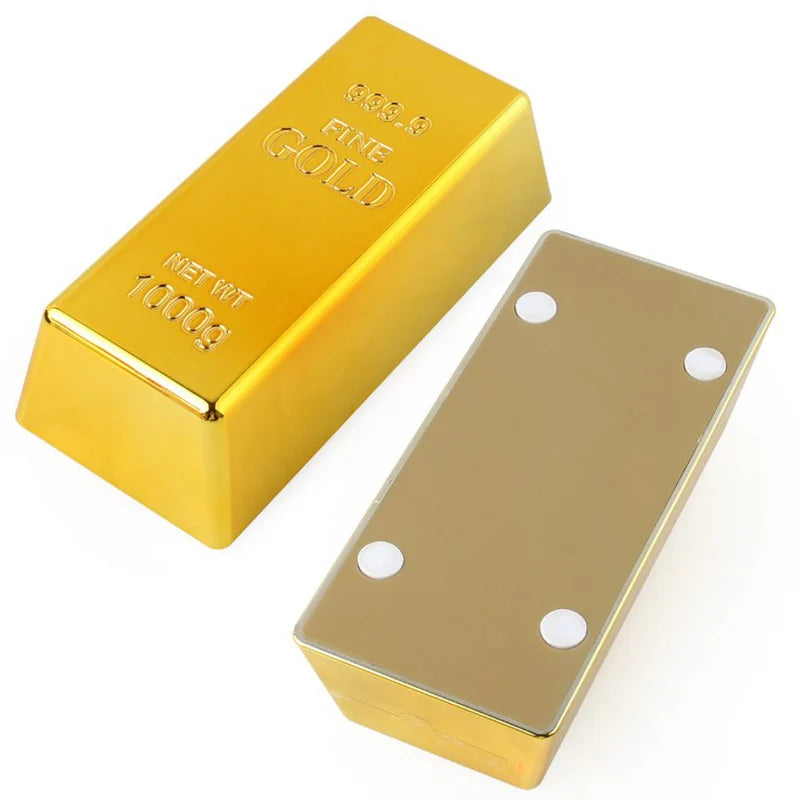 Gold Bar Paperweight Home Decor Bullion Simulation Gift
