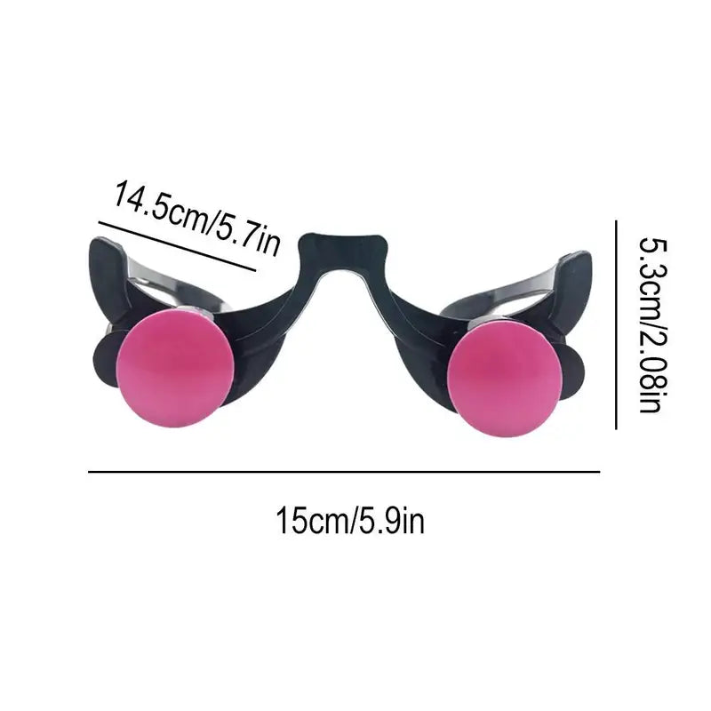 Halloween Red LED Glow Glasses - Luminous Cosplay Party Prop