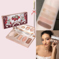 Colorful Eyeshadow Palette with Matte, Shimmer, Glitter Finishes - Waterproof & Highly Pigmented