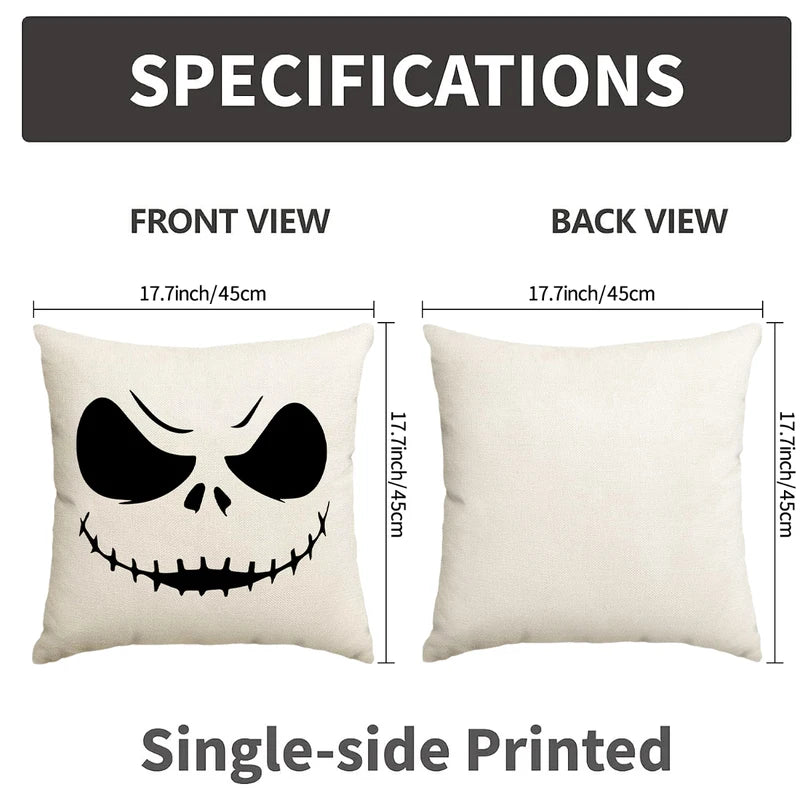 Halloween Pillow Cover Set - Horror Expressions Home Decor Cushion Covers