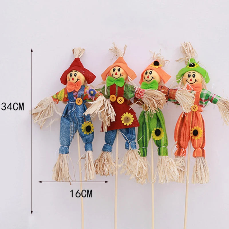 Autumn Harvest Scarecrow Garden Decoration Halloween Yard Decor