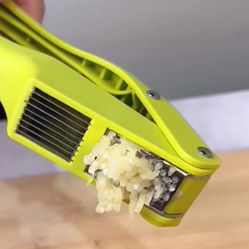 Multifunctional Garlic Press Slicer Mash Tool for Home Cooking