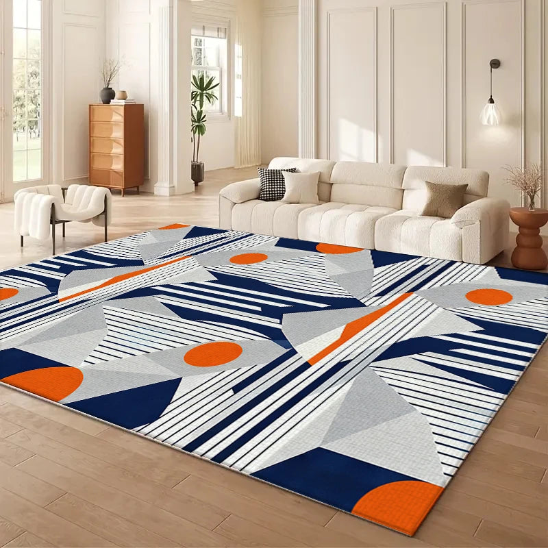 Luxury Crystal Carpet Rug for Living Room & Bedroom Non-Slip Floor Mat